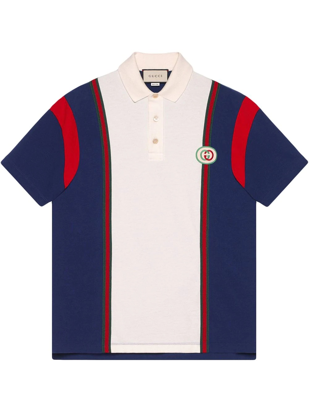 Polo with Interlocking G patch - 1