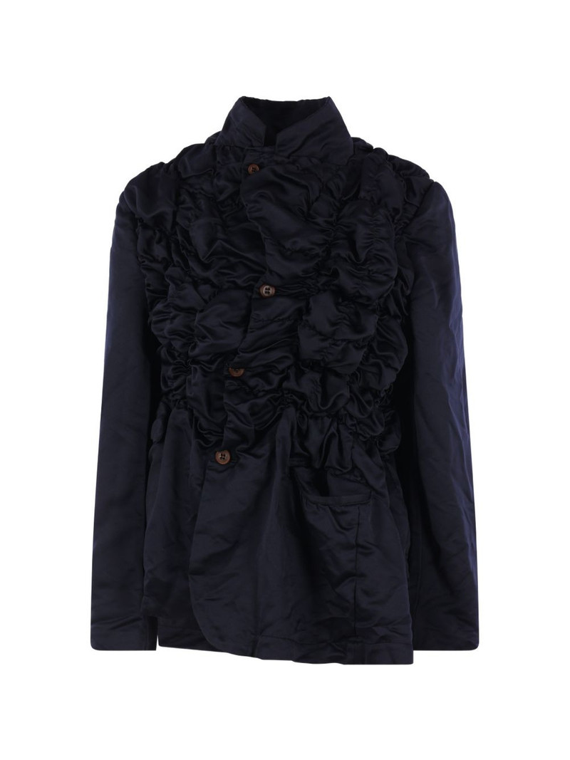ruffled-detail jacket 1