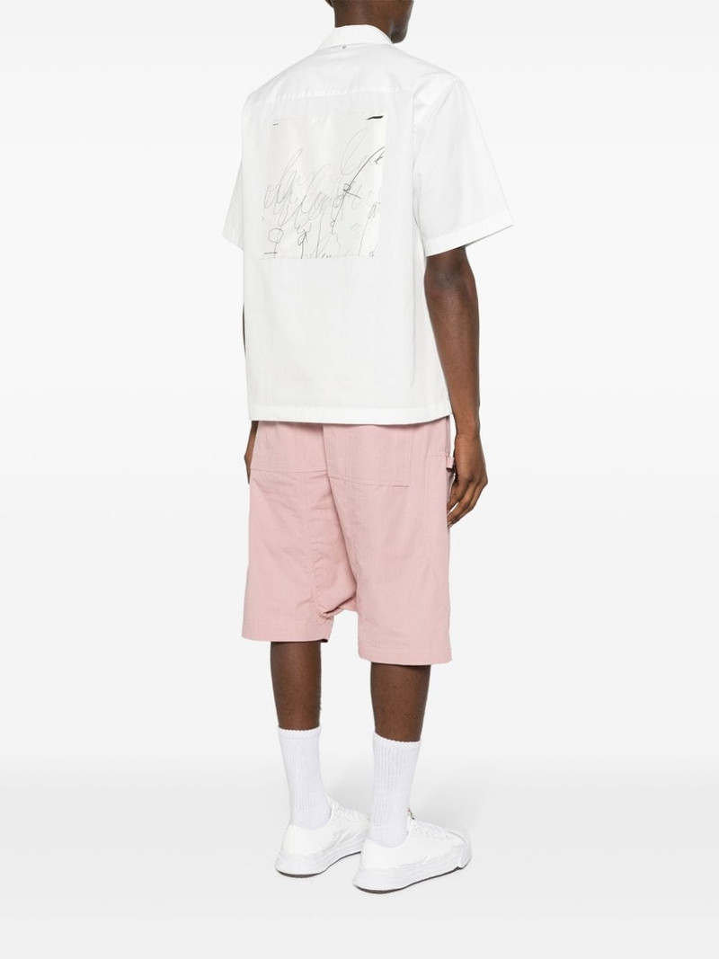 OAMC graphic-patch poplin shirt outlook