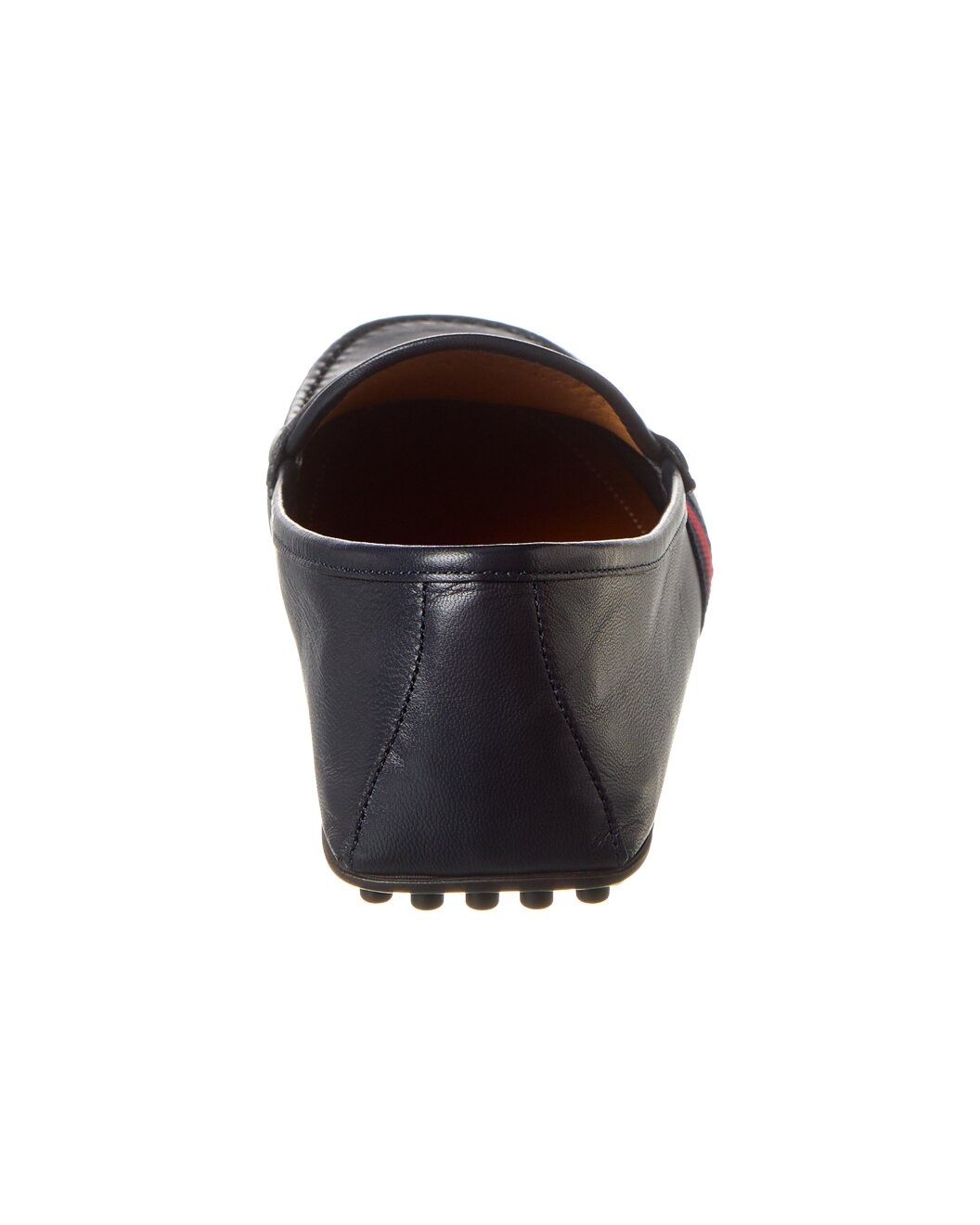 Gucci Web Leather Driver - 3