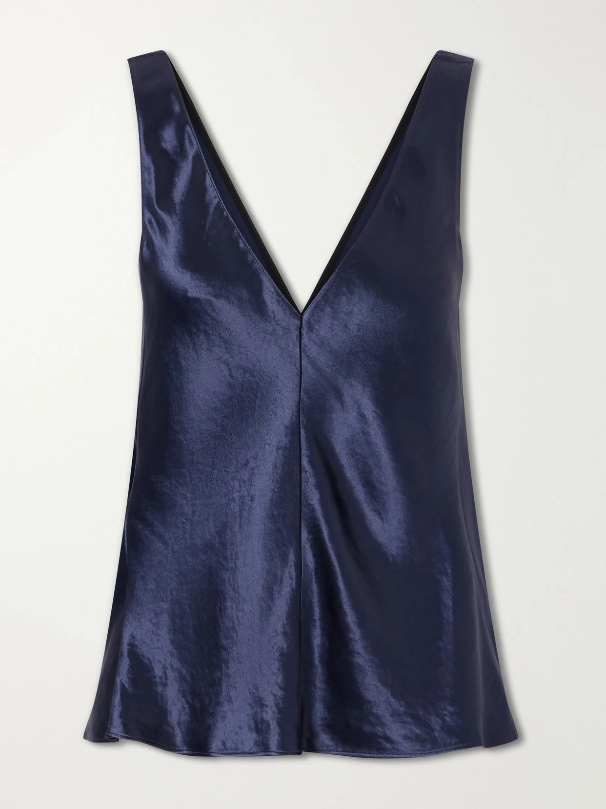 Draped Satin Cami - 1