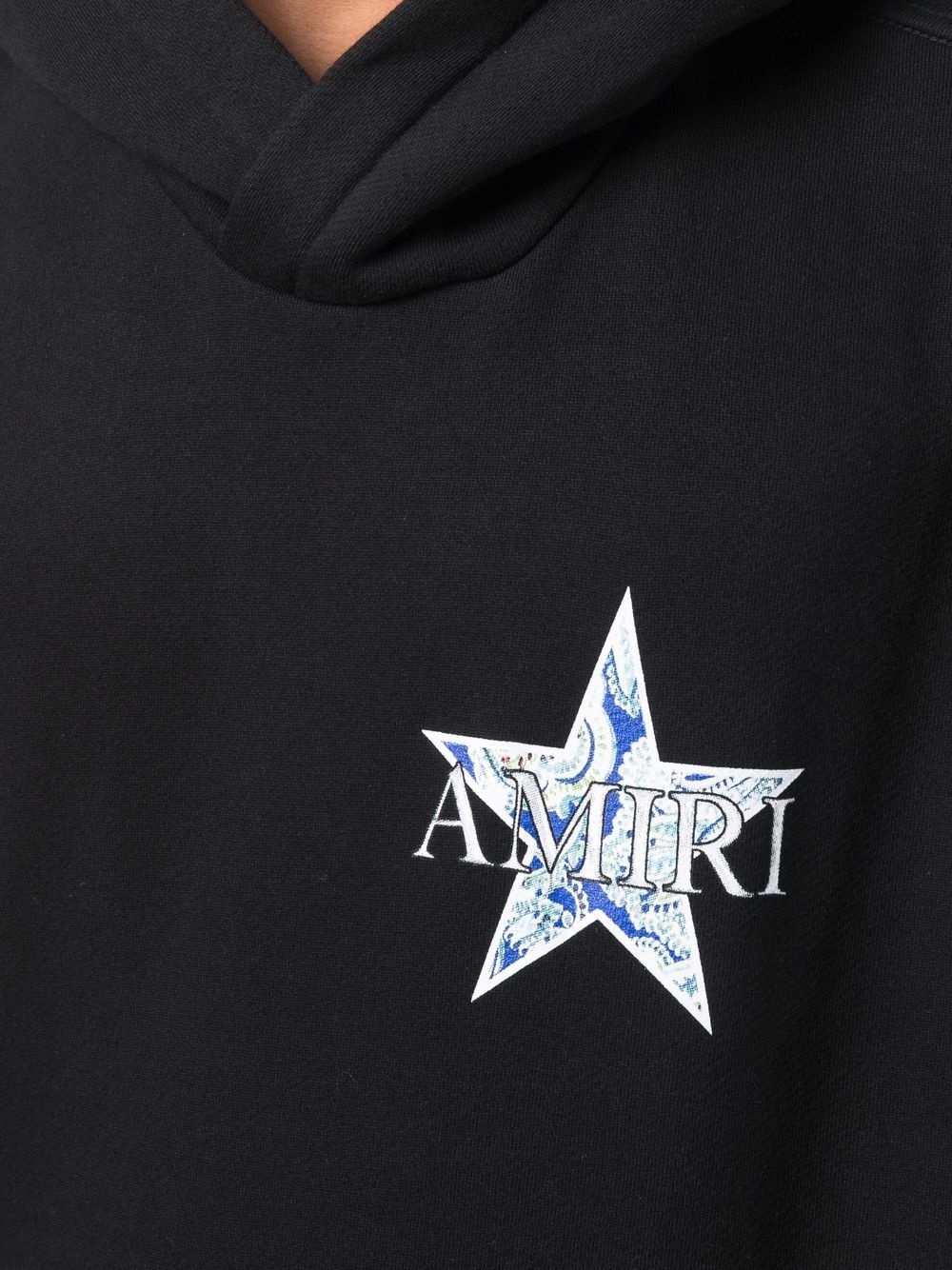 star logo print hoodie - 5