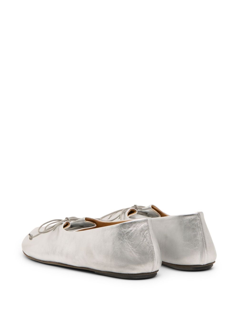lace-up ballerinas - 3