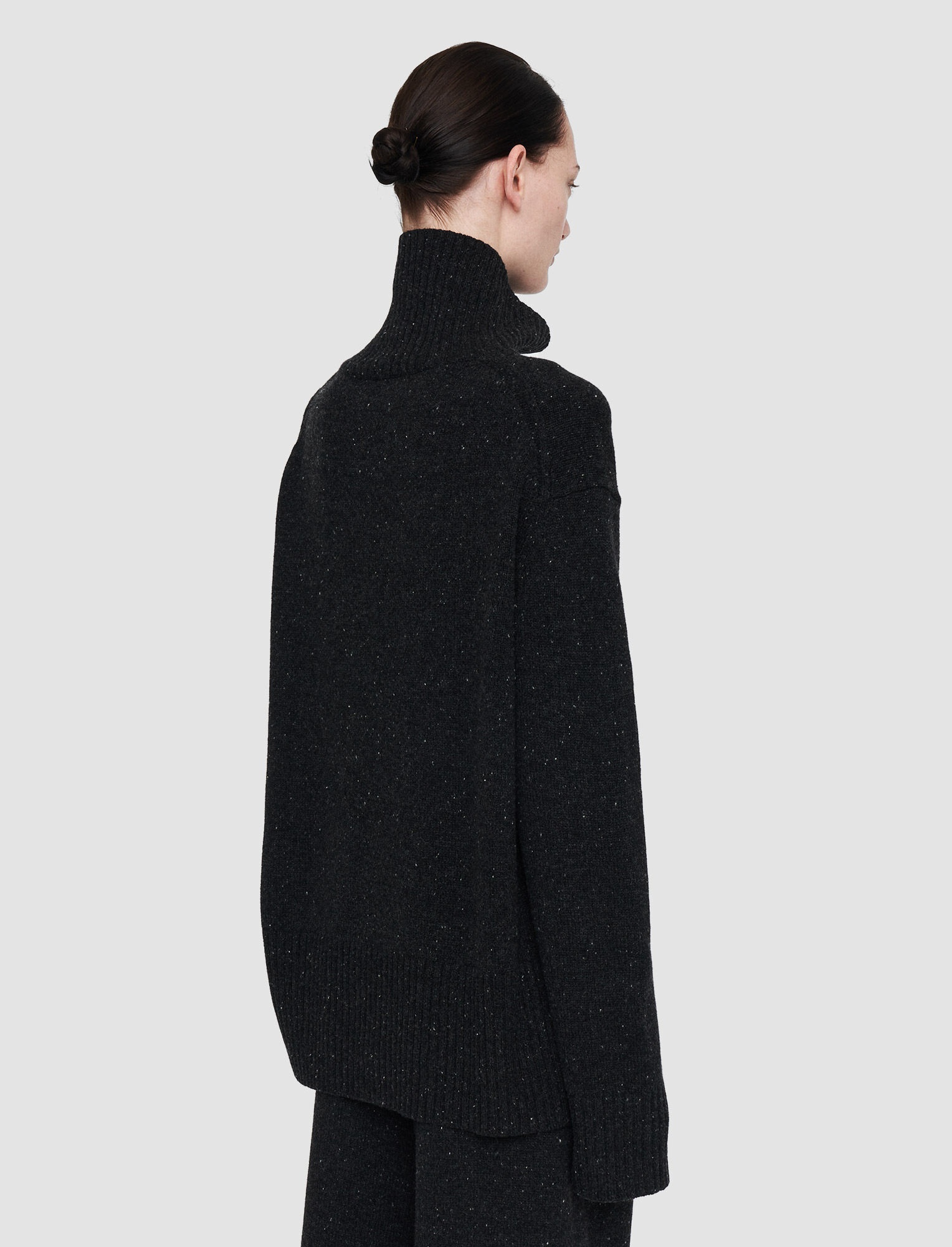 Tweed Knit High Neck Jumper - 4