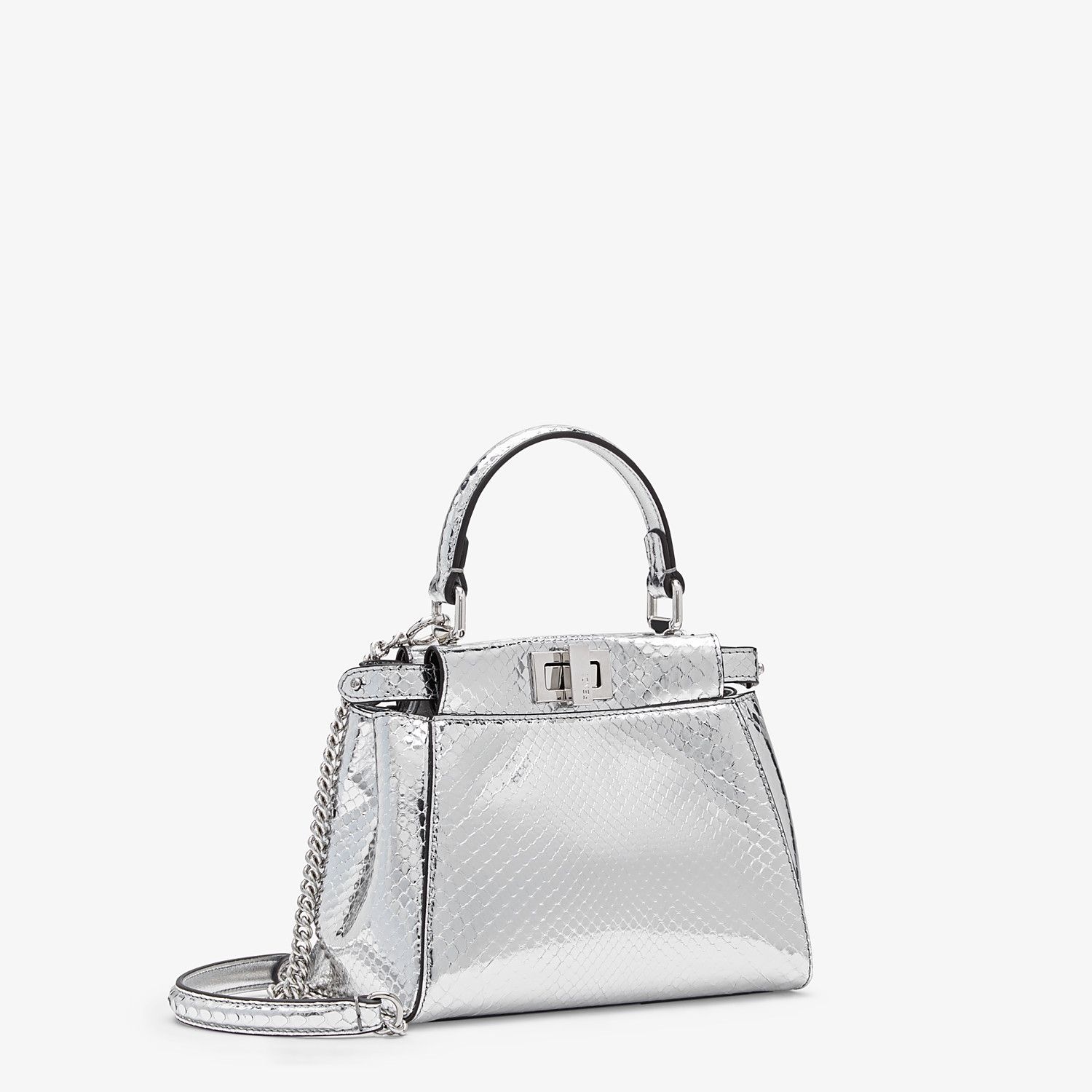 Silver python mini-bag - 2