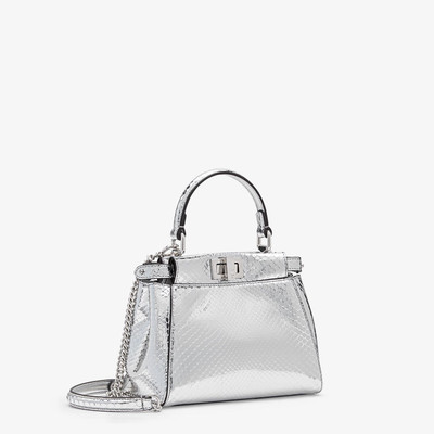 FENDI Silver python mini-bag outlook