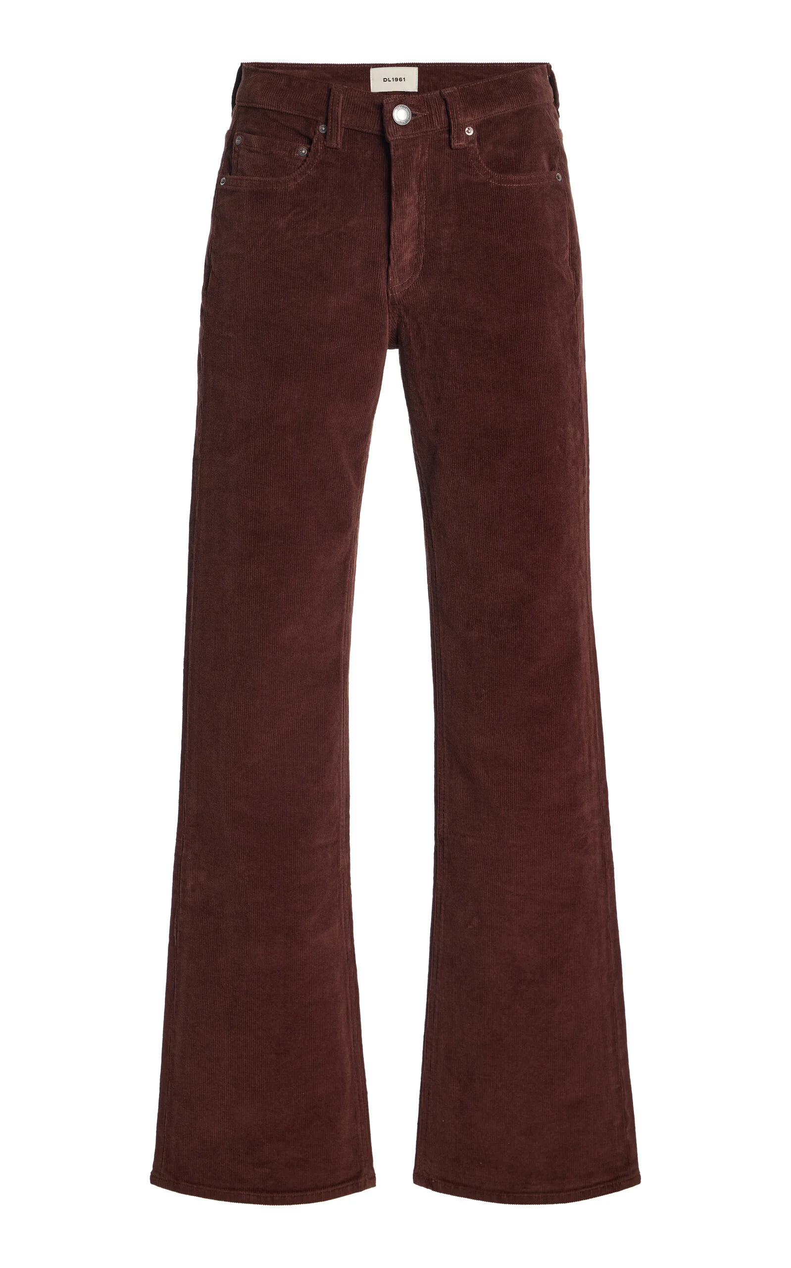 Bella Slim Bootcut Mid-Rise Corduroy Jeans - 1