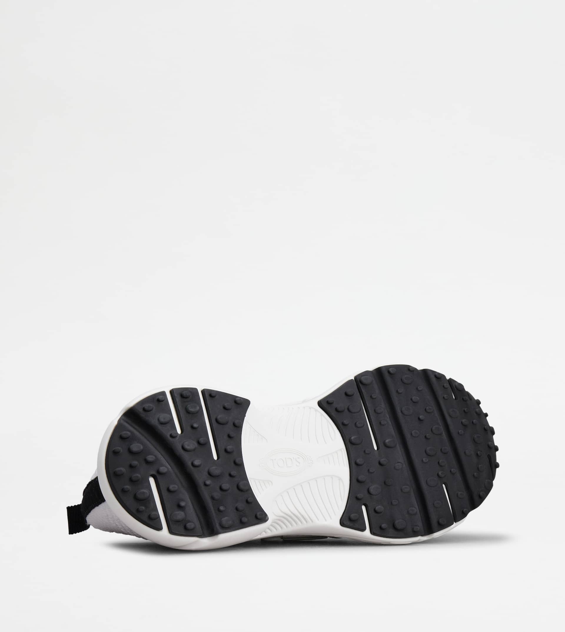 KATE SLIP-ON SNEAKERS IN FABRIC - WHITE, BLACK - 5