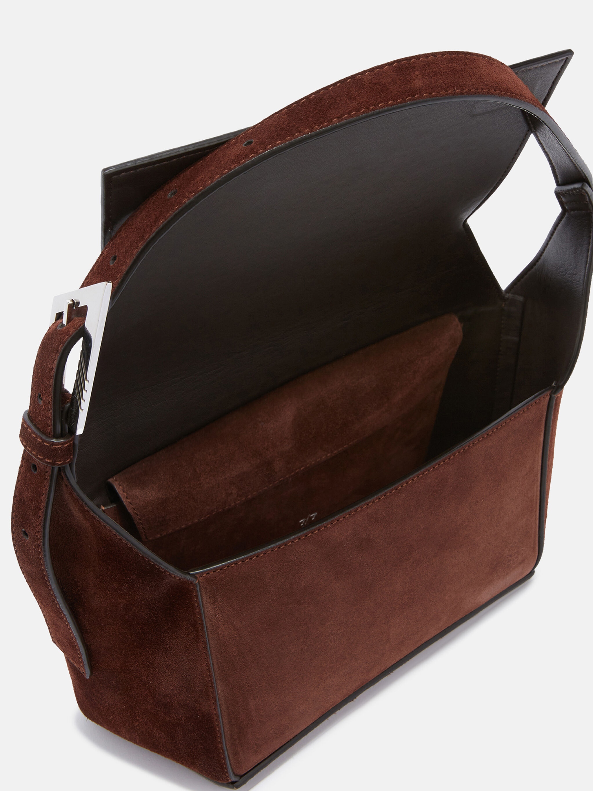 ''7/7'' LIGHT CHOCOLATE SHOULDER BAG - 4