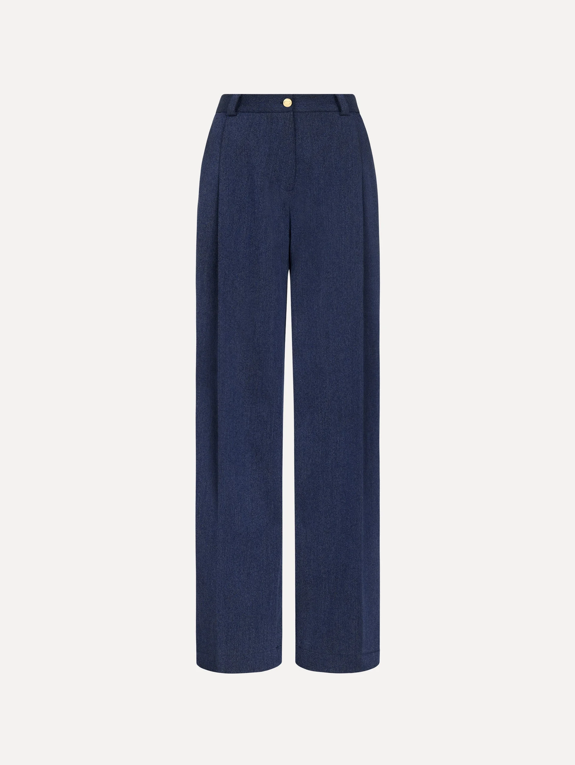 WOOL WIDE-LEG PANT - 1