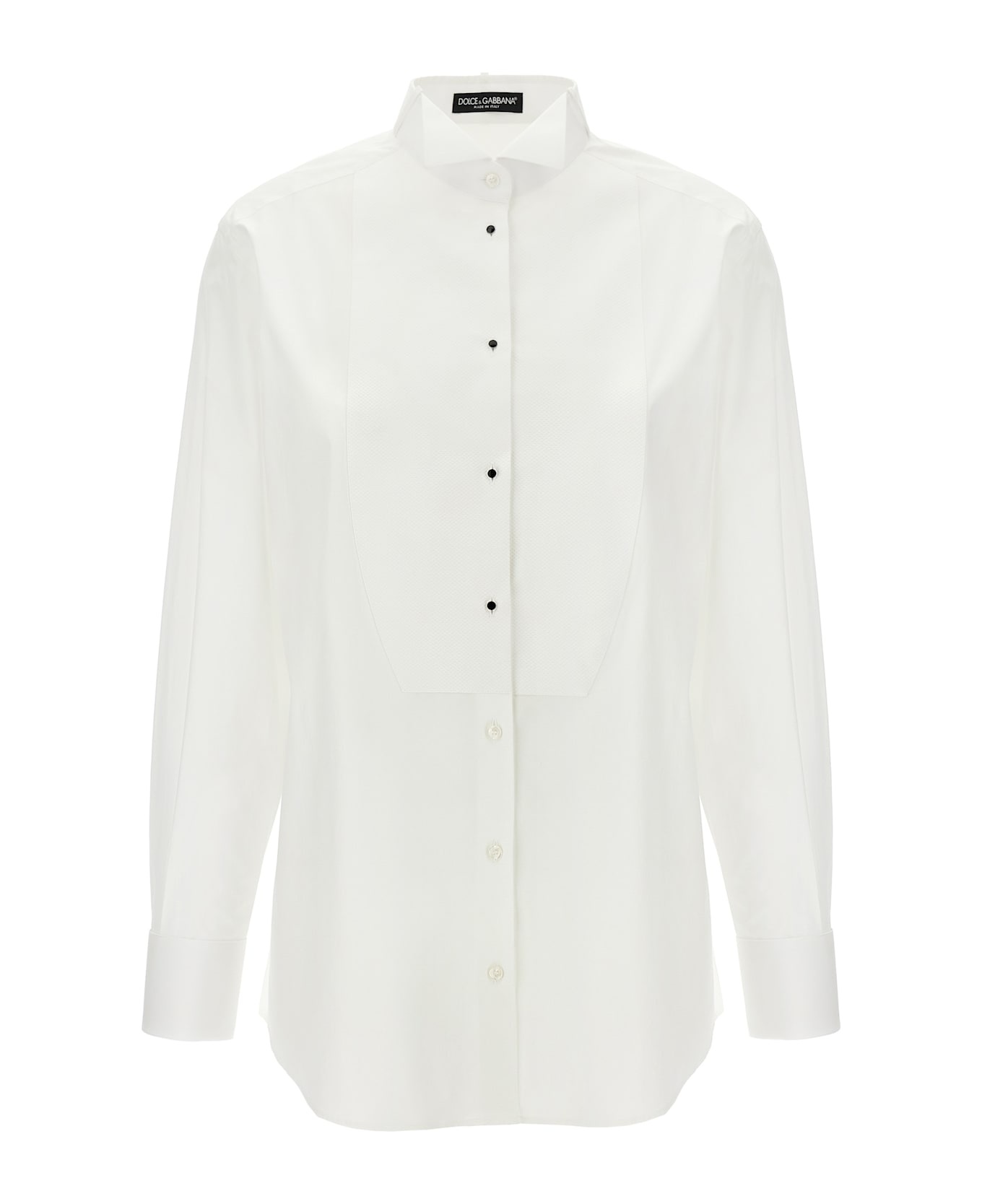 Piquet Plastron Shirt - 1