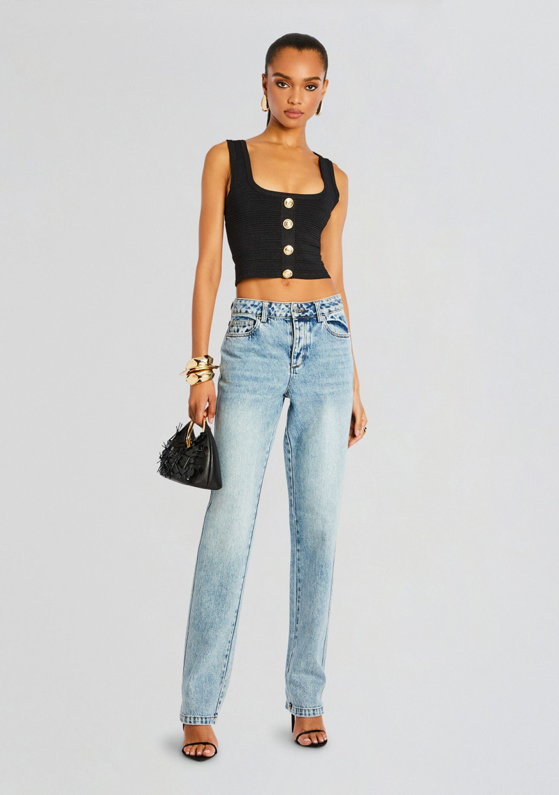 RETROFÊTE NELLA BANDAGE KNIT TOP outlook