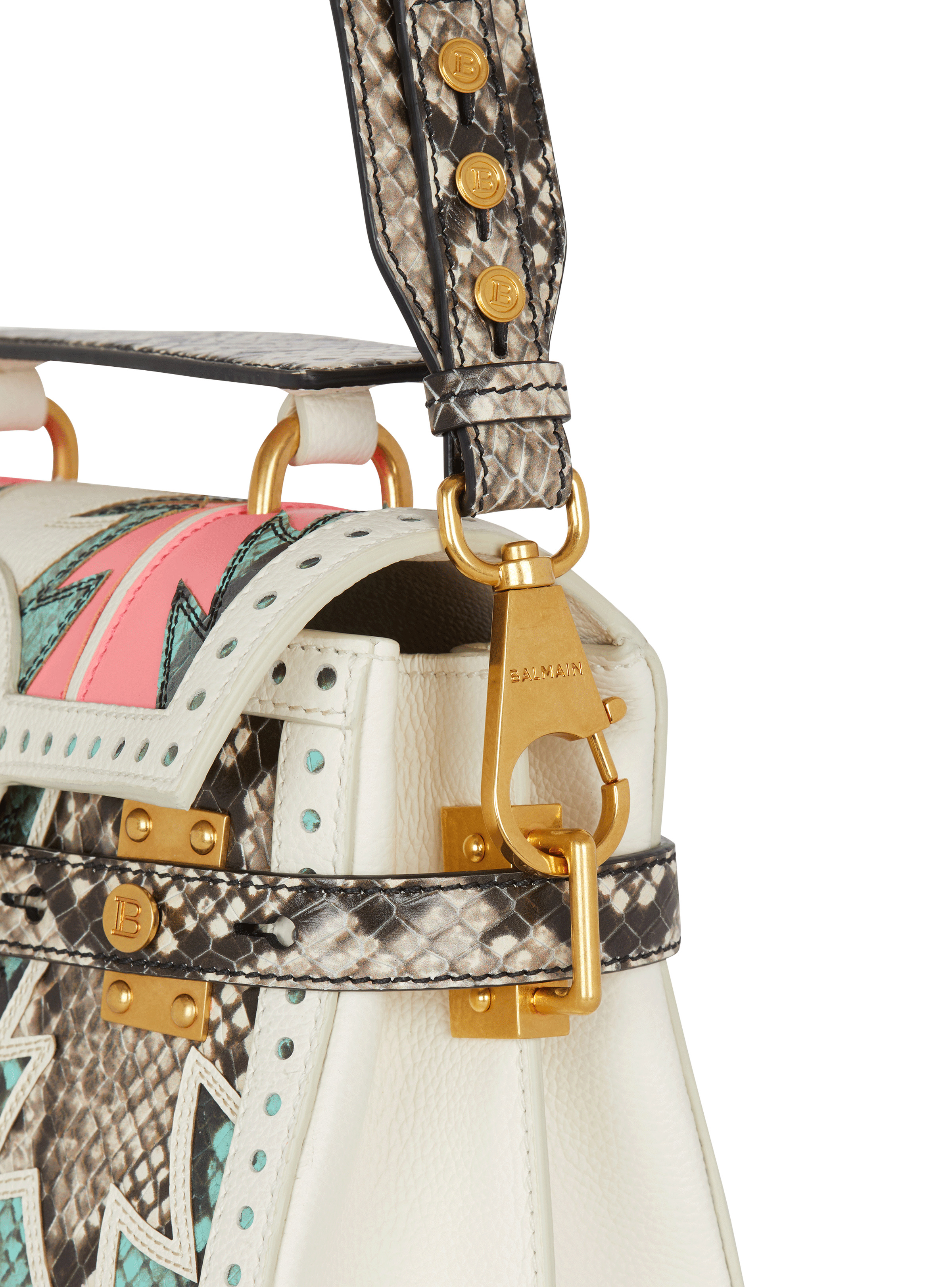 B-Buzz 23 patchwork leather bag - 5