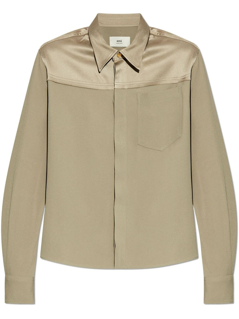 pointed-collar shirt 1