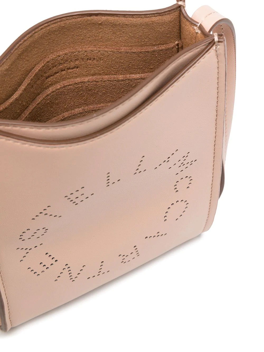 perforated logo satchel bag - 5