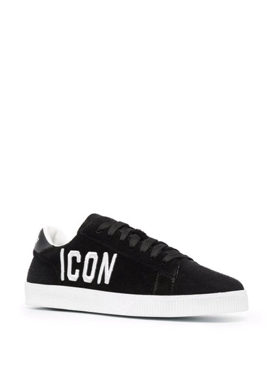 DSQUARED2 Icon embroidered low-top sneakers outlook