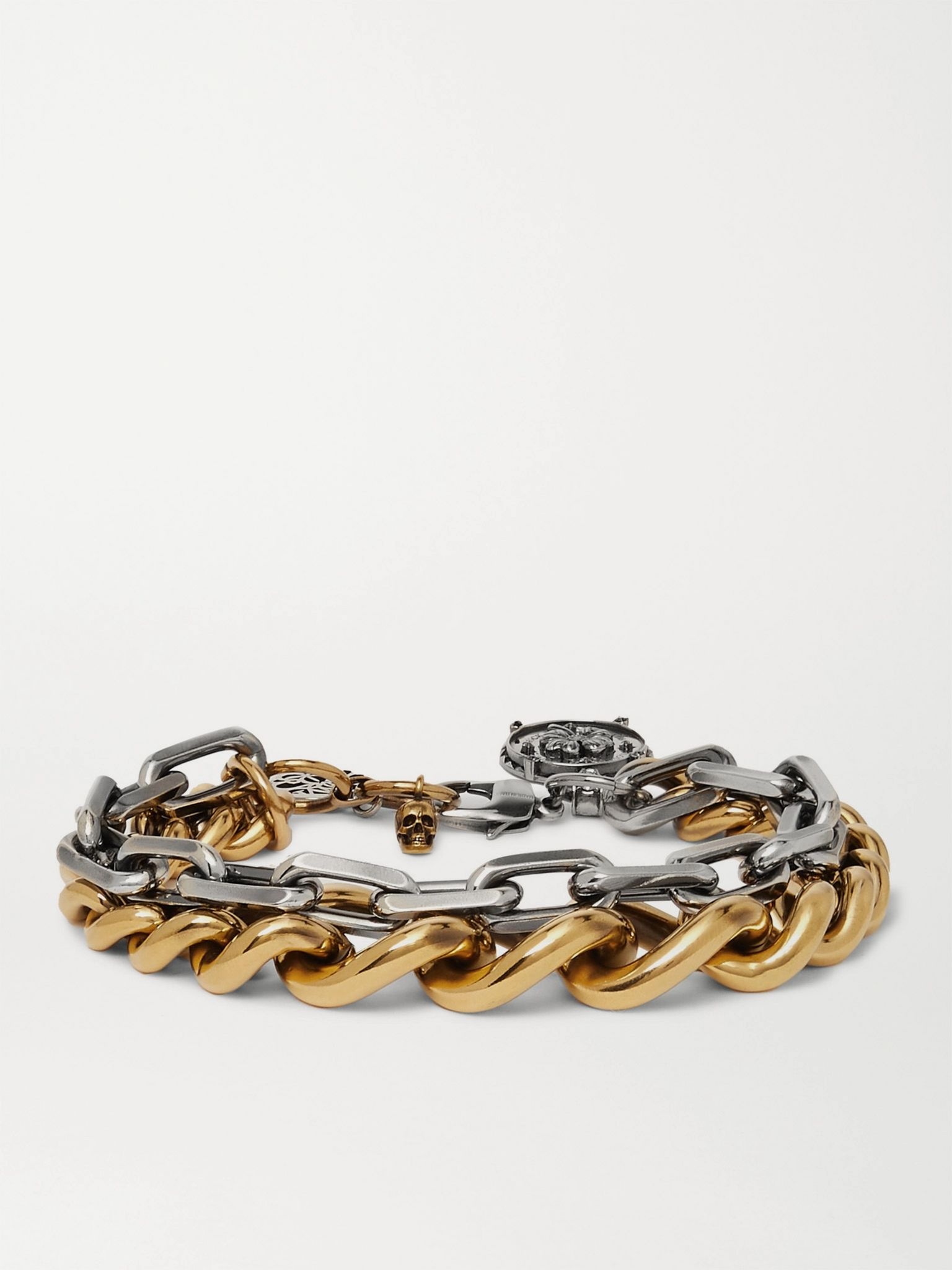 Silver and Gold-Tone Bracelet - 1