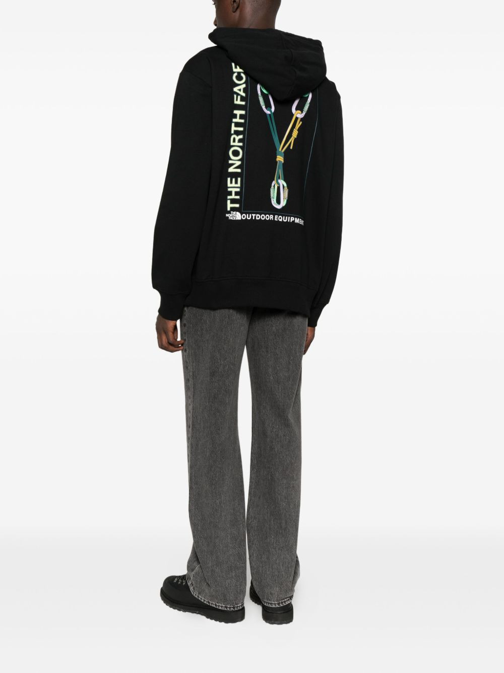 graphic-print hooded sweatshirt - 2