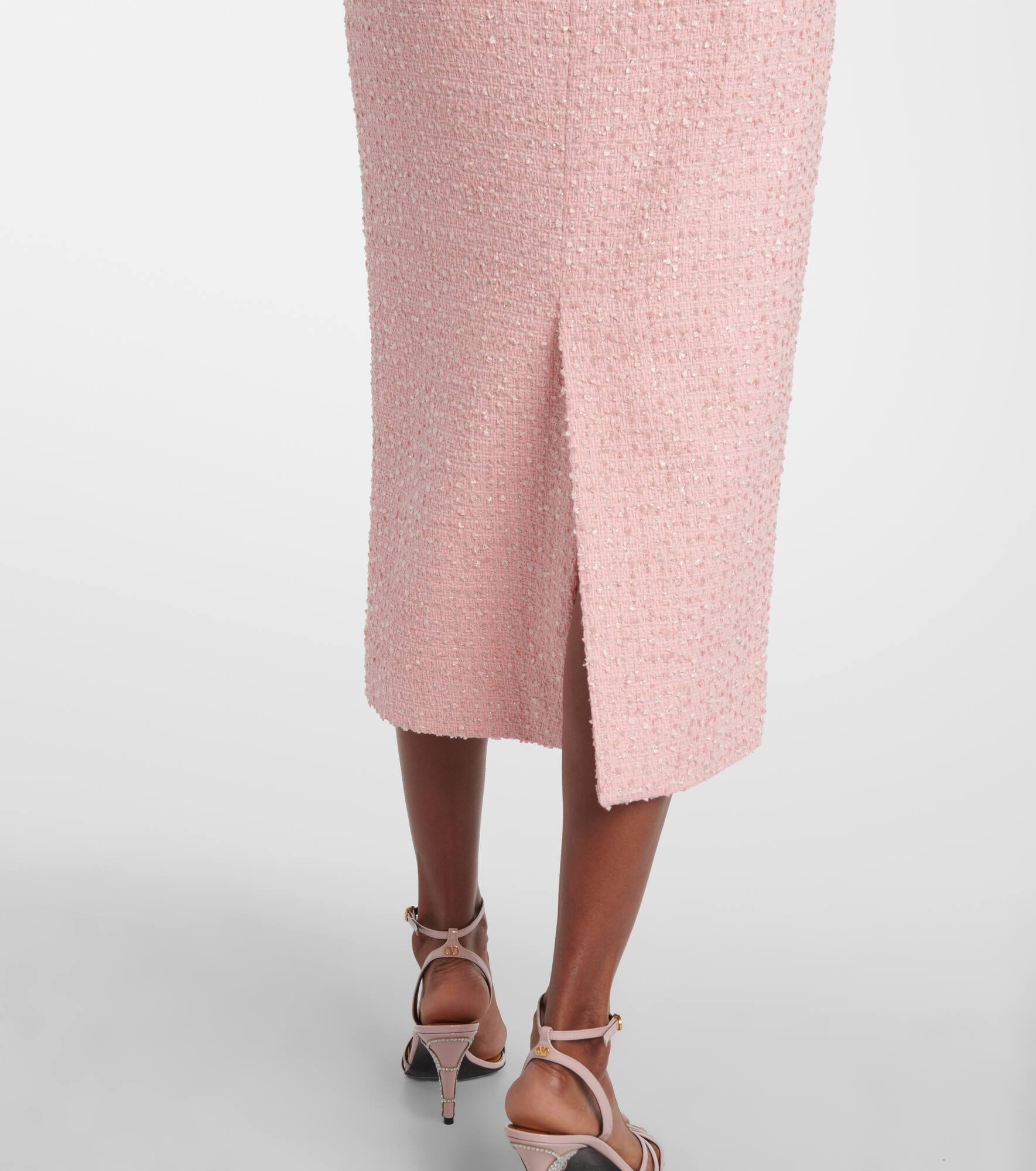 Tweed pencil skirt - 5