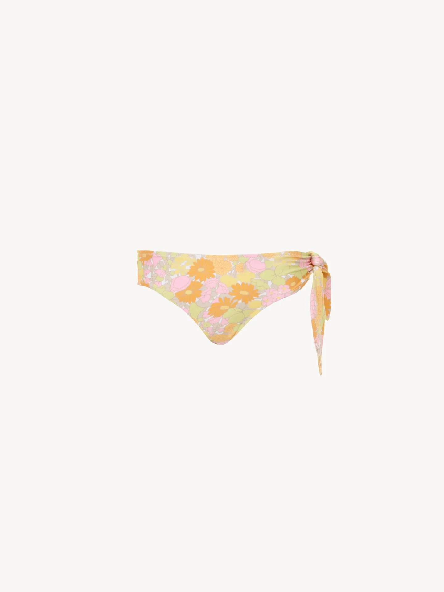SUNBLEACHED FLOWER-PRINT BIKINI BOTTOMS - 1