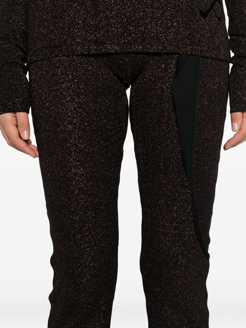 glitter-effect trousers 5