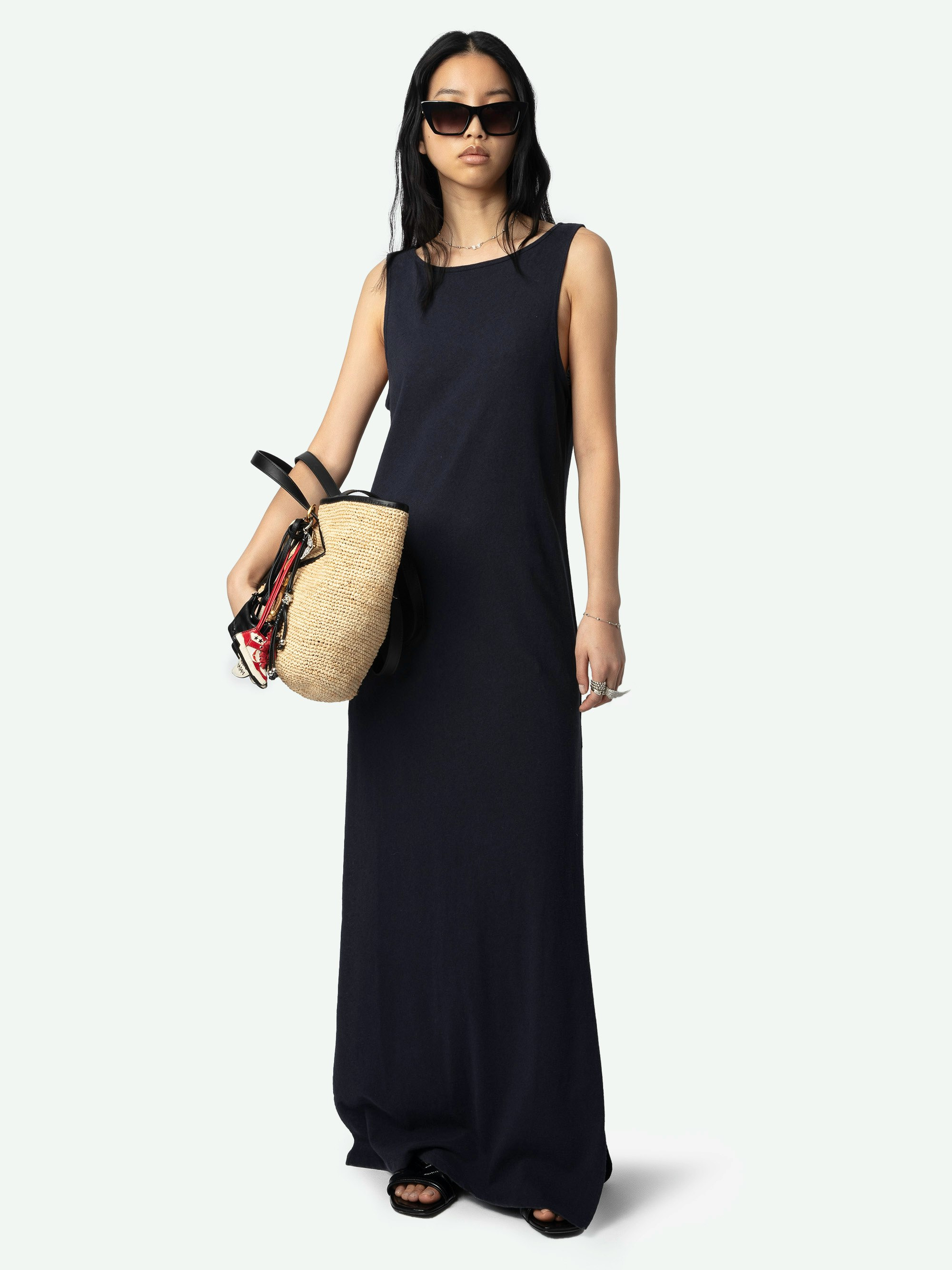 Deva Navy Sleeveless Dress - 6