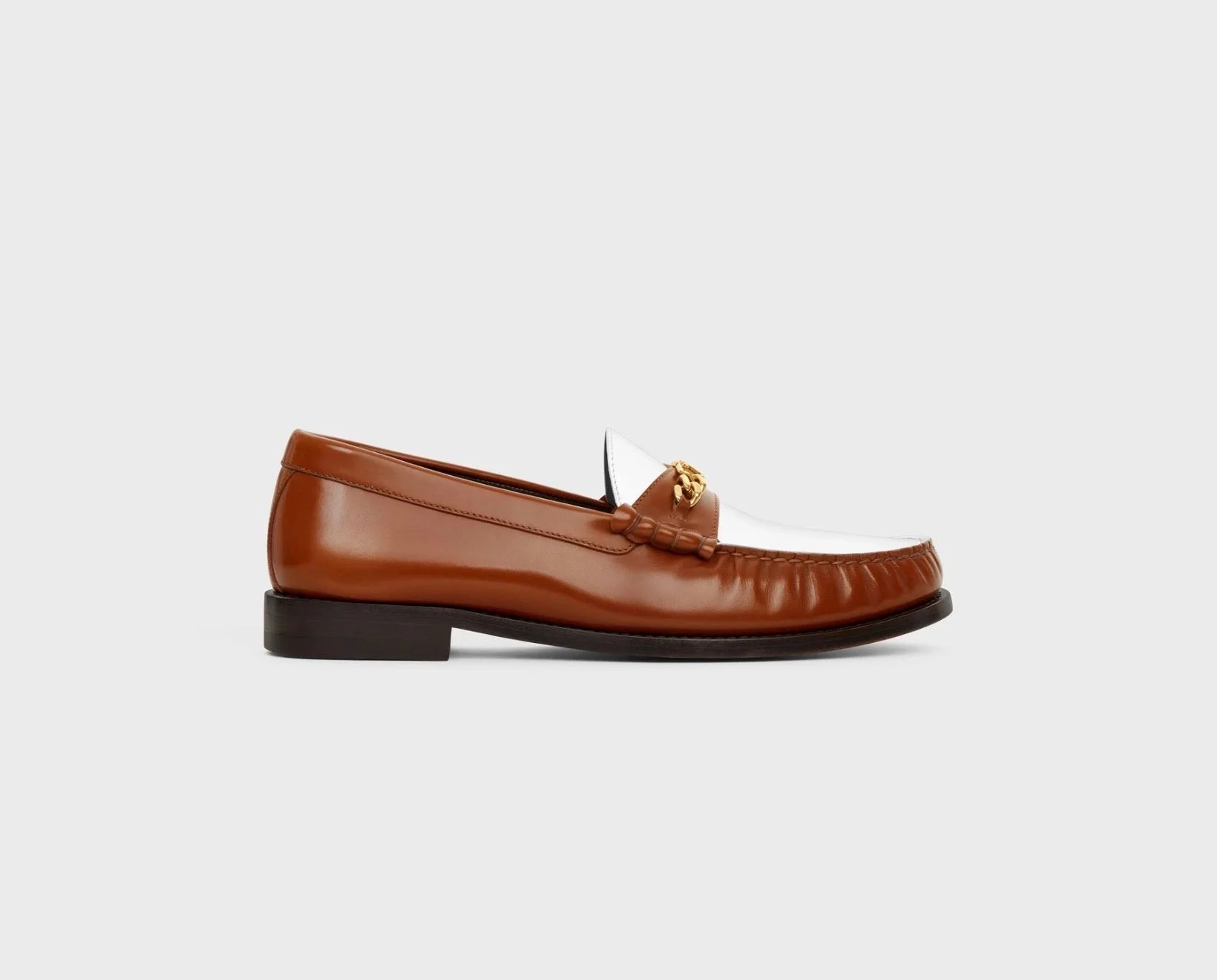 Celine Luco Triomphe Chain Loafers - 1