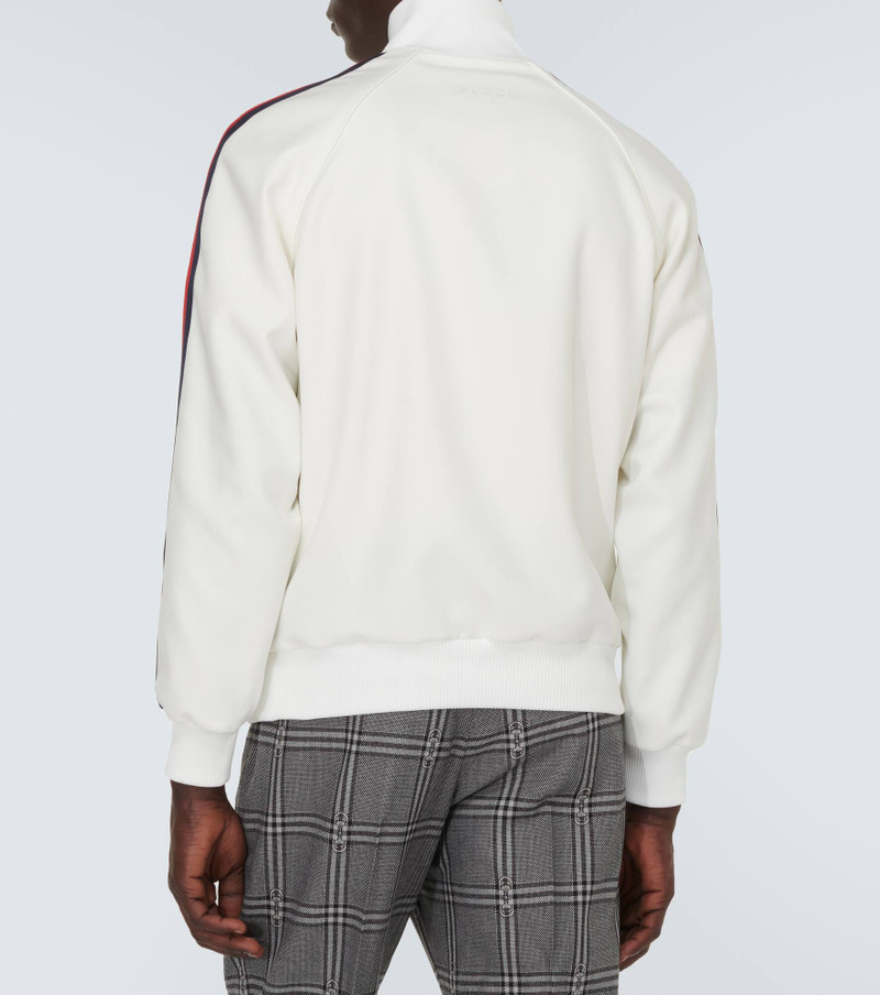 Web Stripe-trim track jacket 4