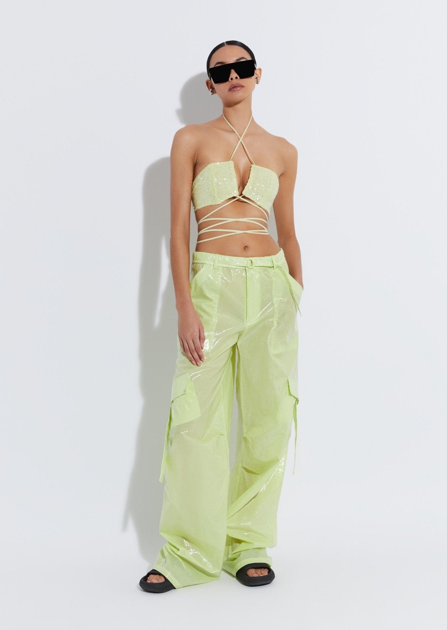 Laminated Utility Pant - 2