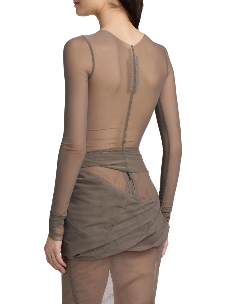 Women's Temple Sheer Bandeau Top - Dust 5