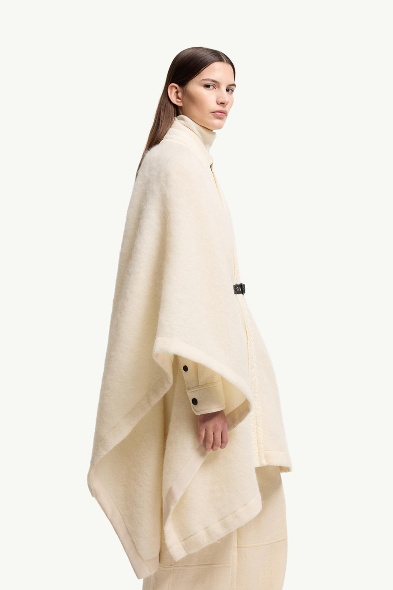 Mohair, Alpaca & Wool Blend Belted Cape 6
