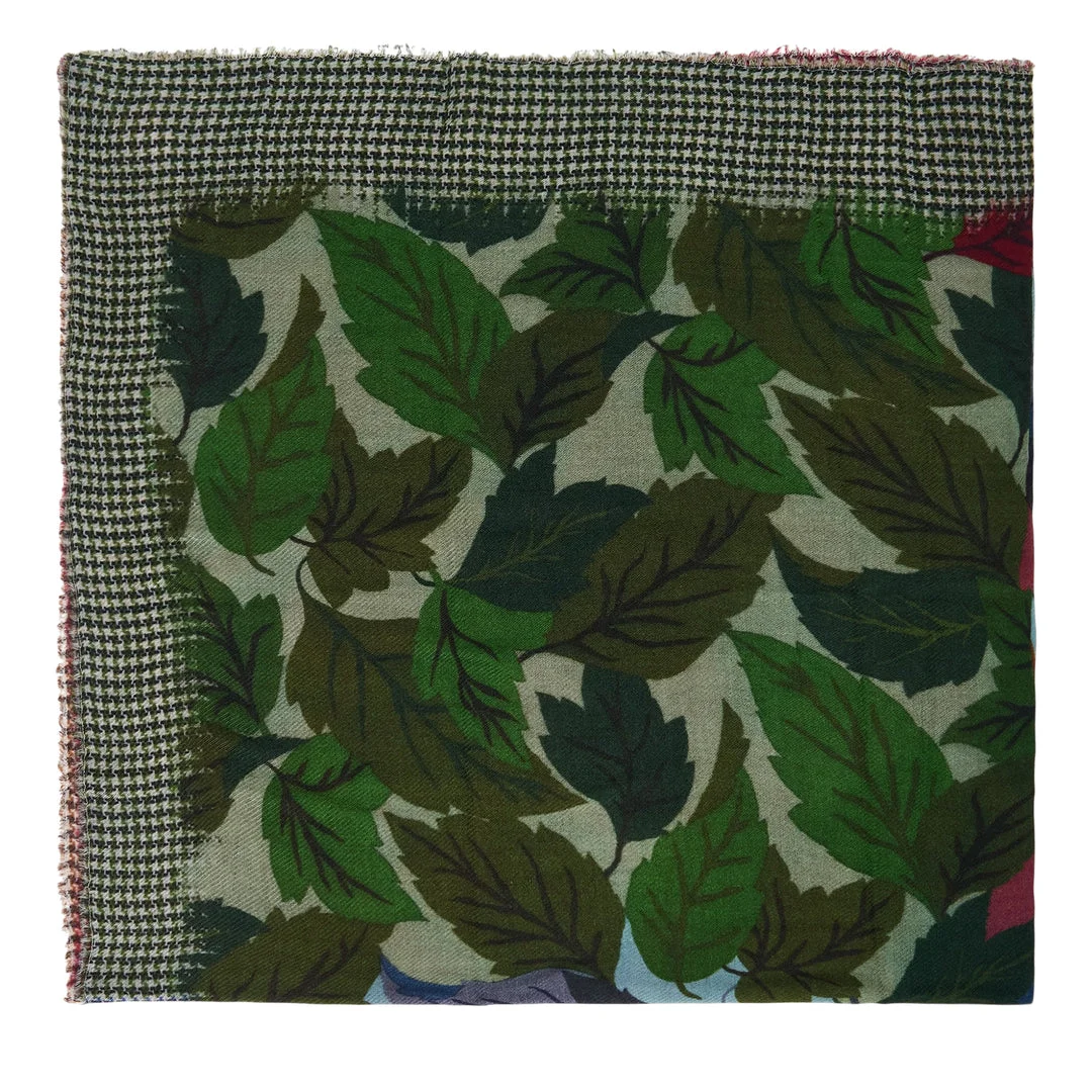 Foliage Print Scarf - 1