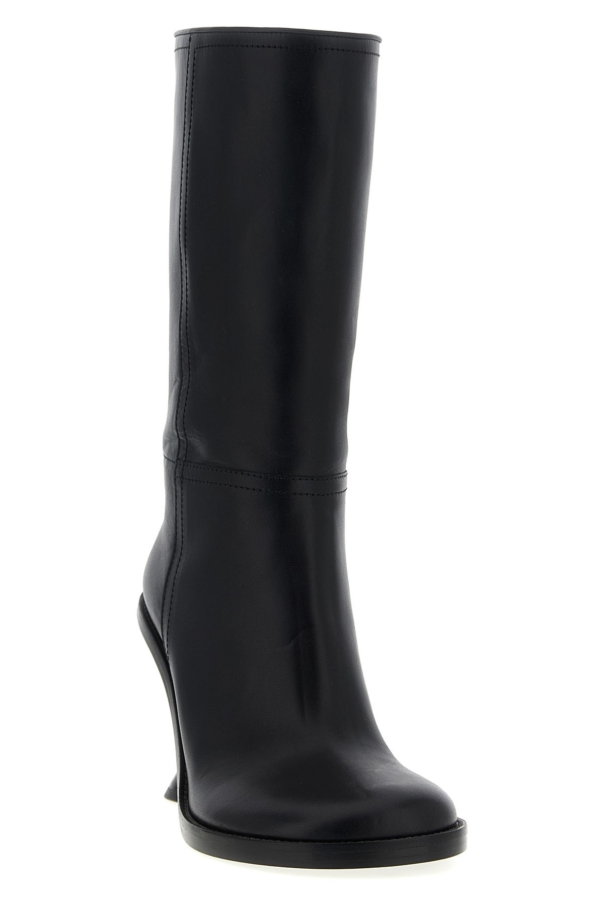 Curved wedge heel boots - 2