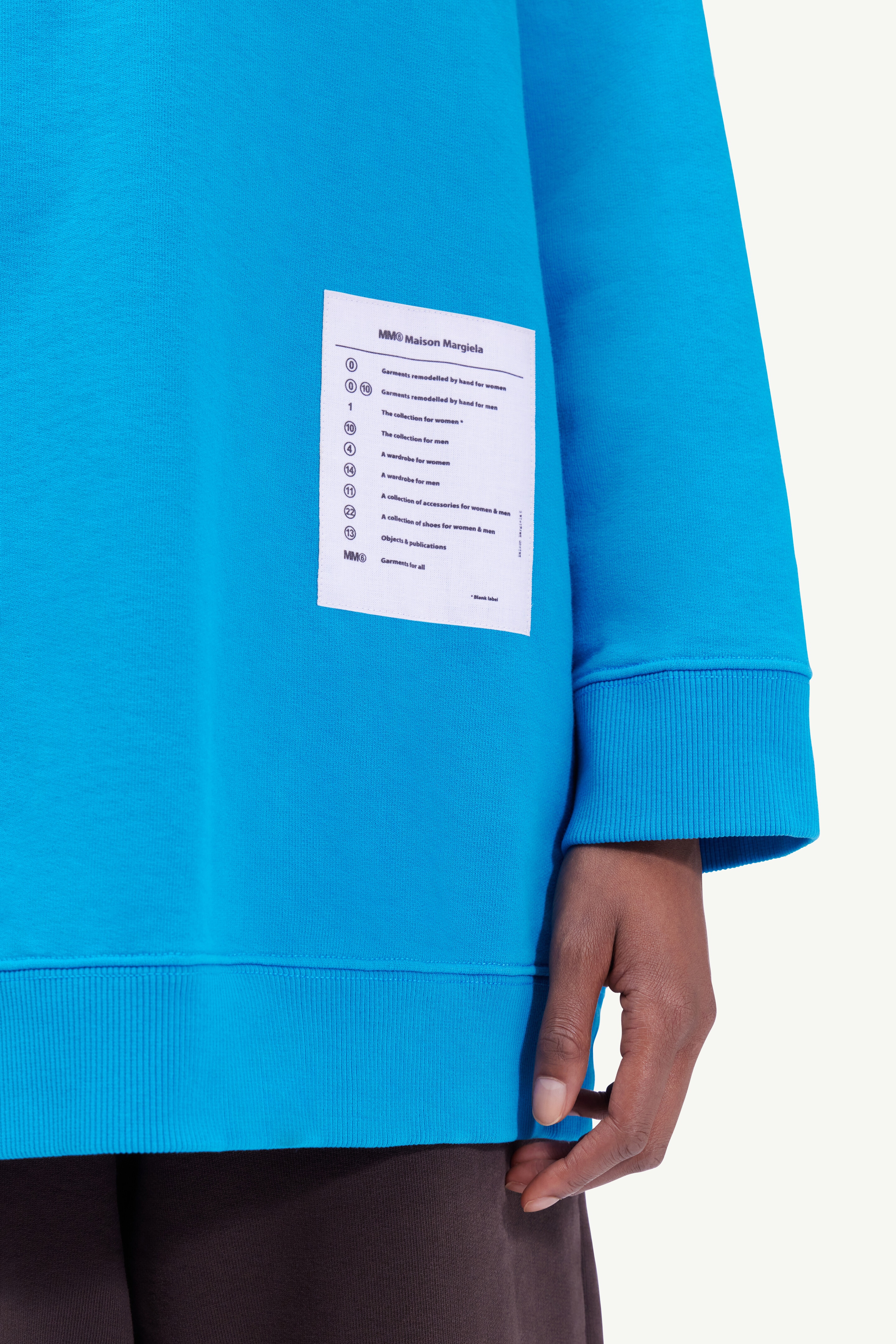 Logo apron sweatshirt - 6