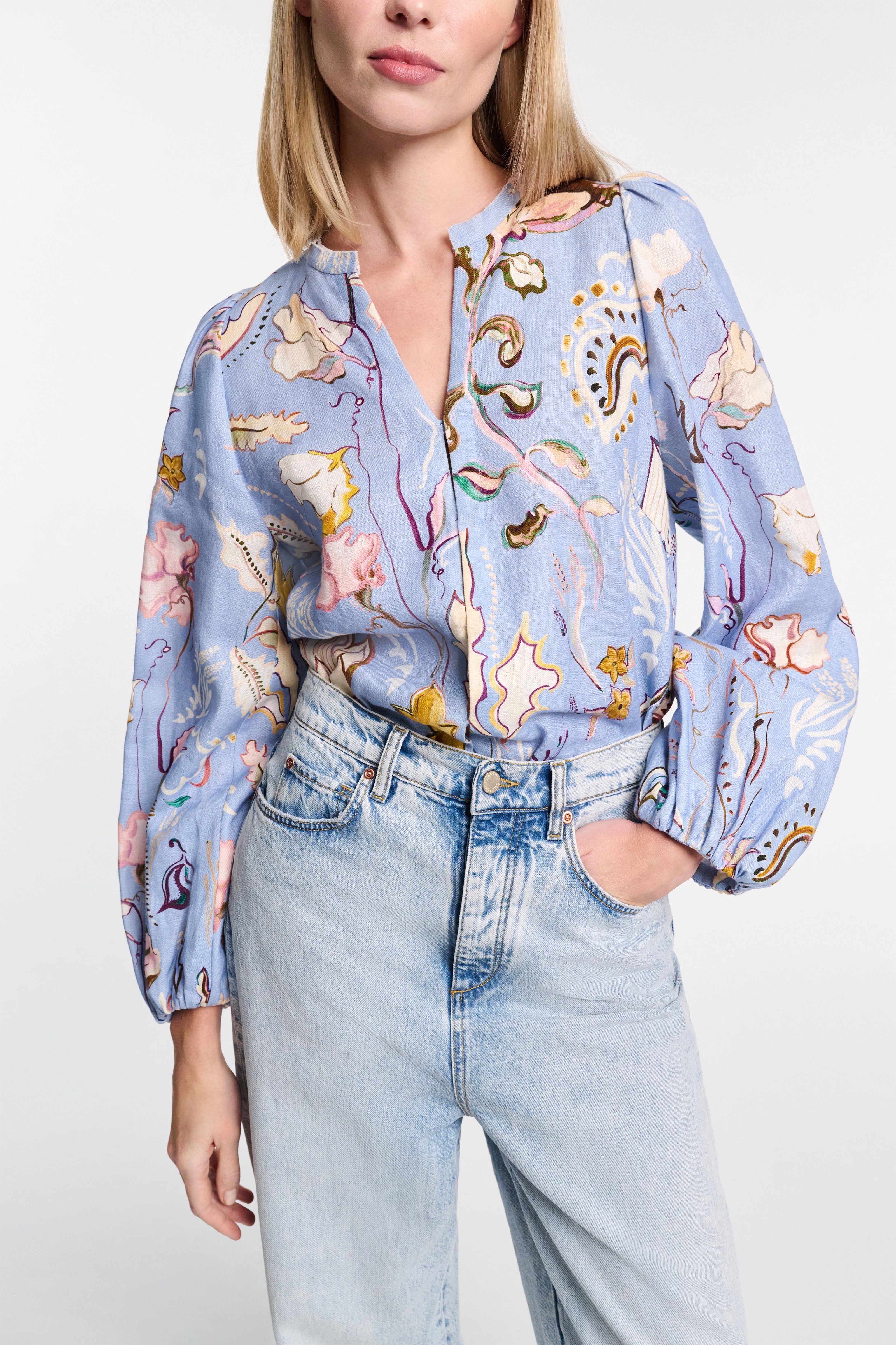 FLORAL POWER blouse - 4