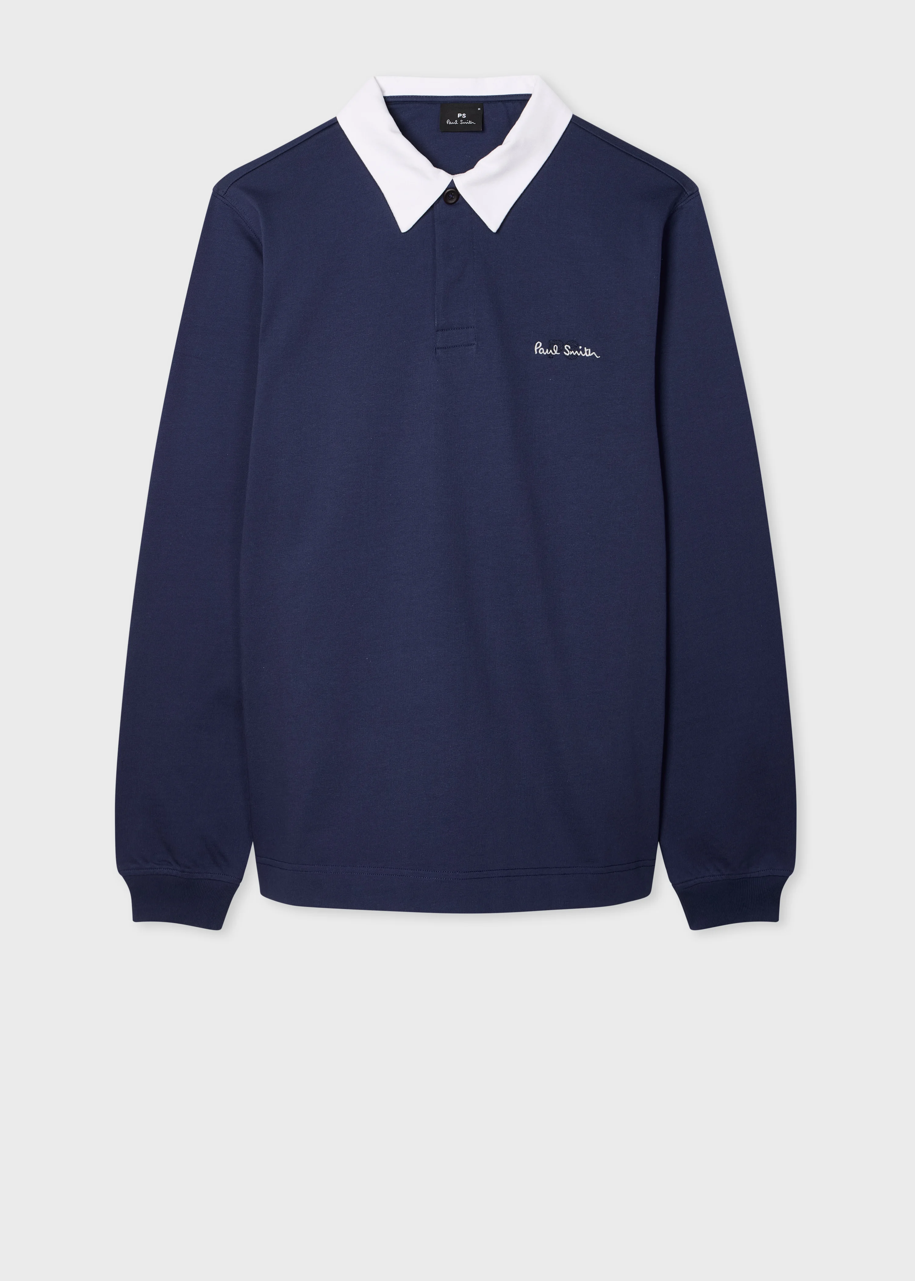 Navy PS Logo Rugby Top - 1
