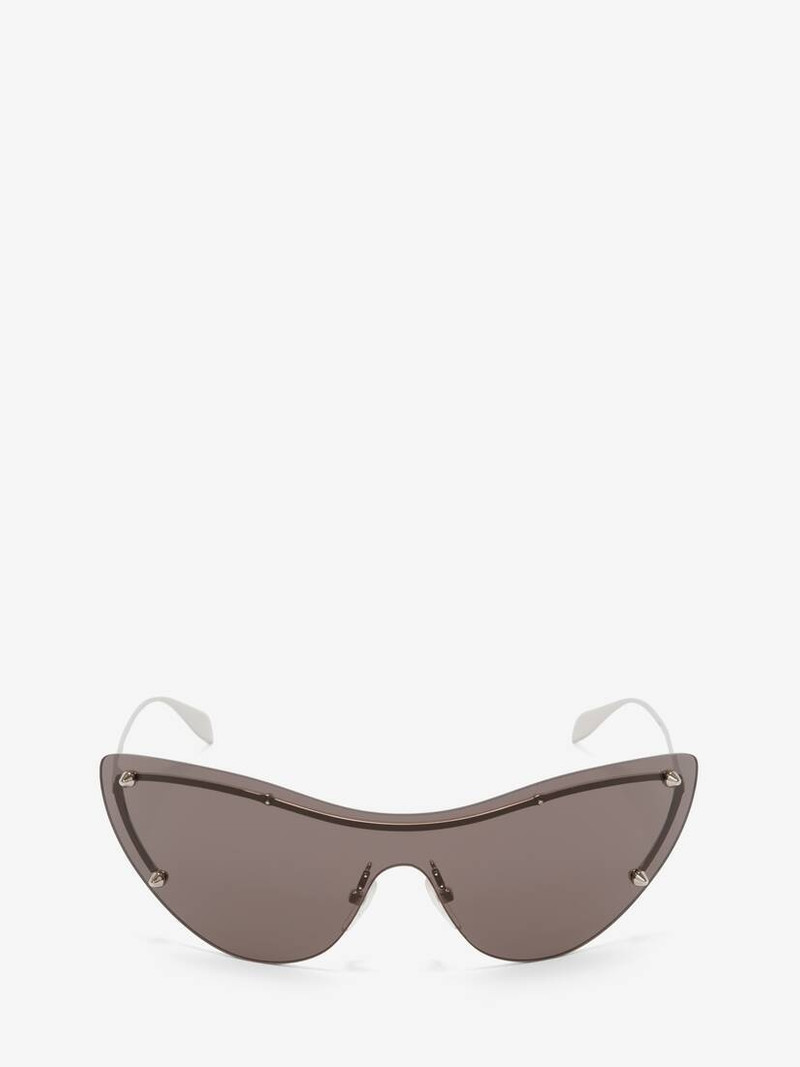여성 스파이크 스터드 Cat-eye Mask 선글라스 - 1