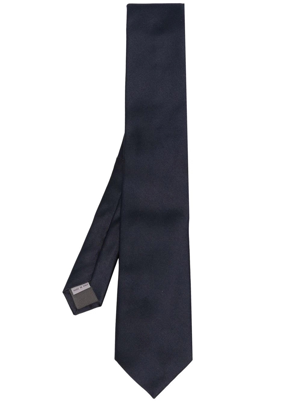 pointed silk tie - 1