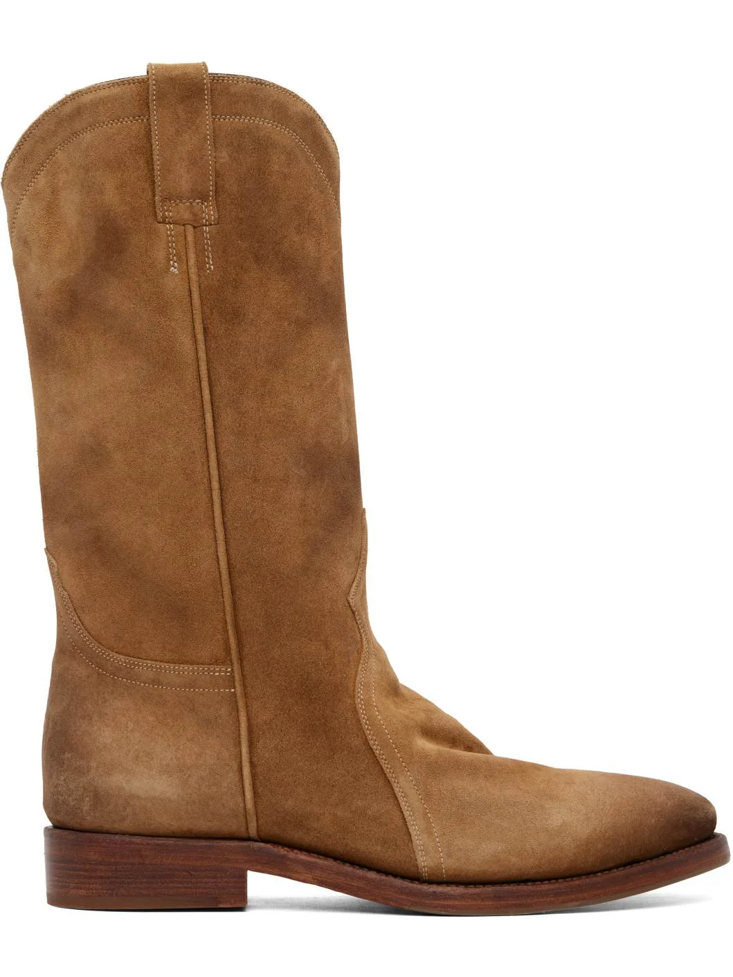 Tan Suede Boots - 1