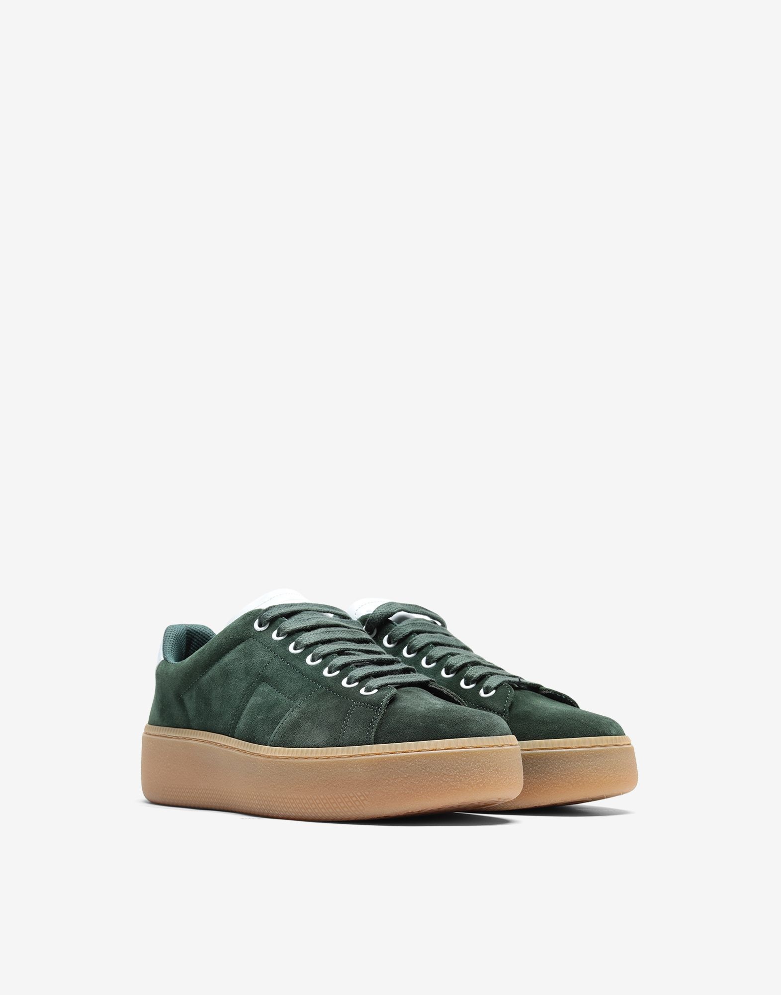Wedge suede sneakers - 2