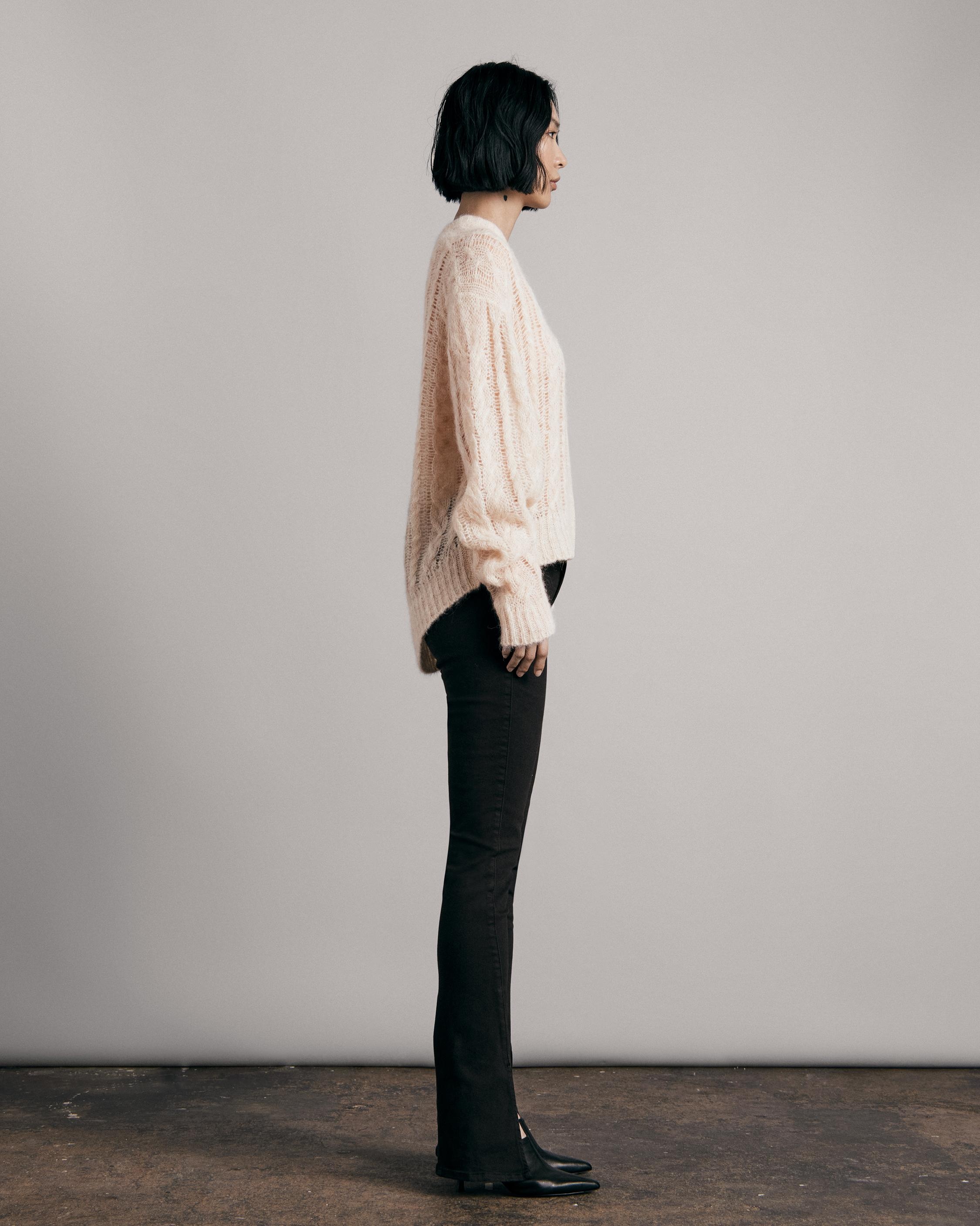 Cynthia Alpaca Wool Crew
Relaxed Fit Sweater - 4