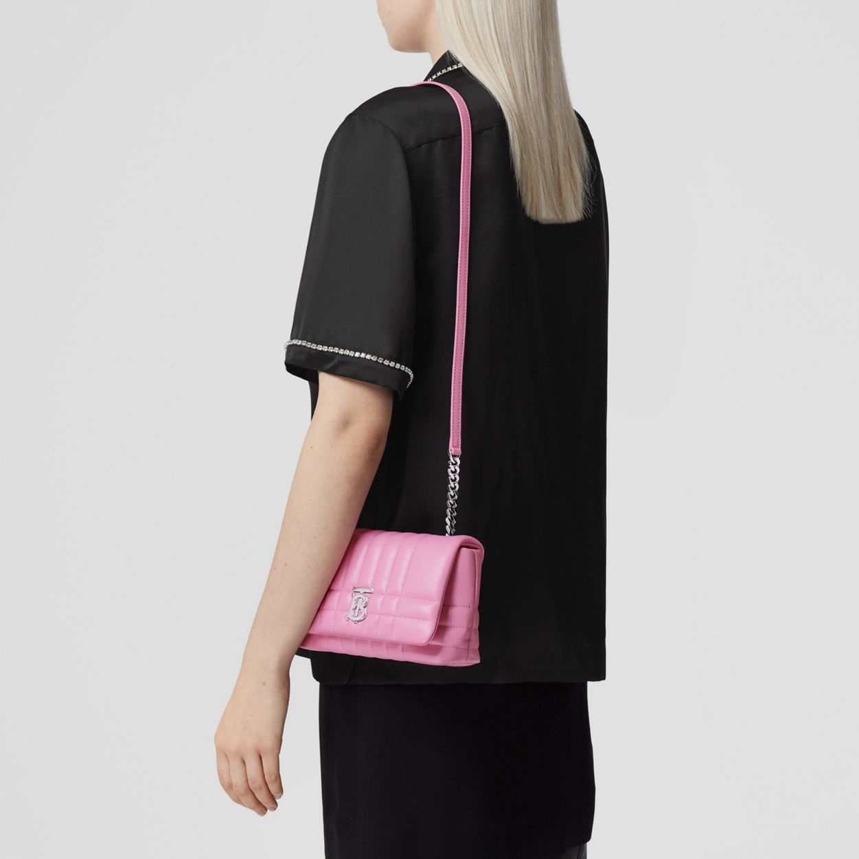 Quilted Leather Mini Lola Satchel - 3