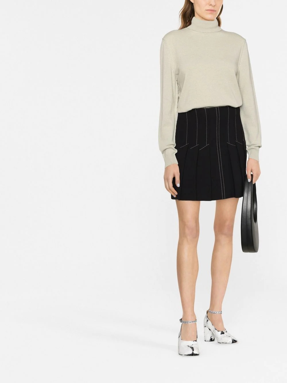 roll-neck cashmere jumper - 2