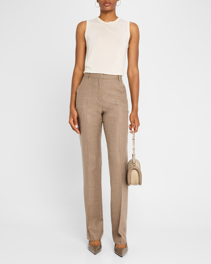 Theory Regal Merino Wool Crewneck Shell Top outlook