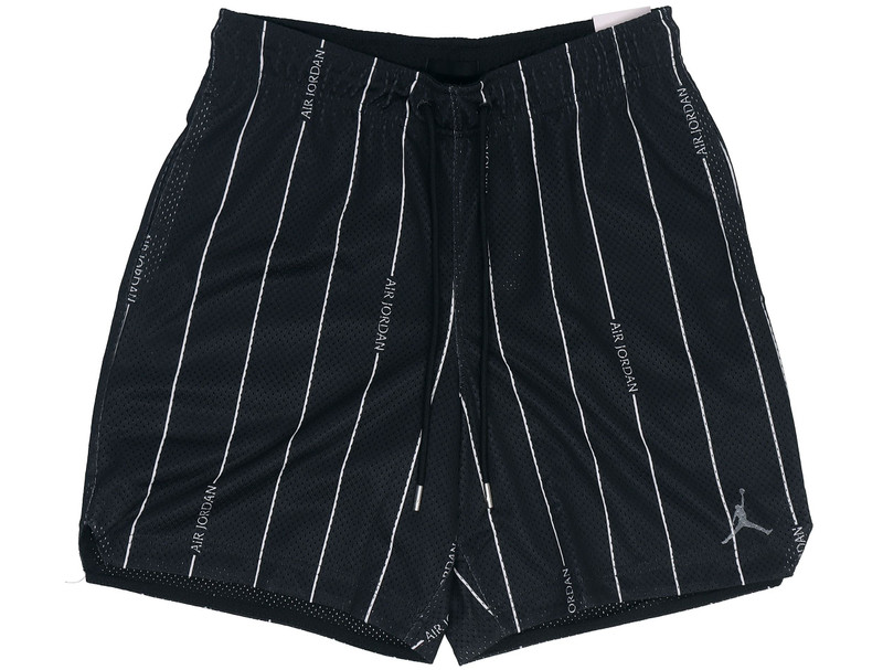 Jordan Air Jordan Essentials Breathable Stripe Printing Shorts Black DM1358-010 outlook