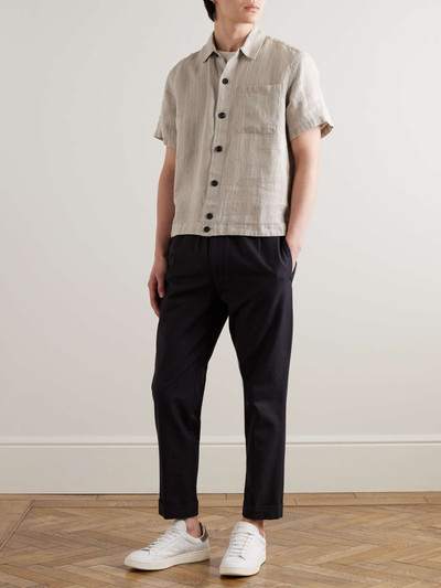 Oliver Spencer Milford Striped Linen Shirt outlook