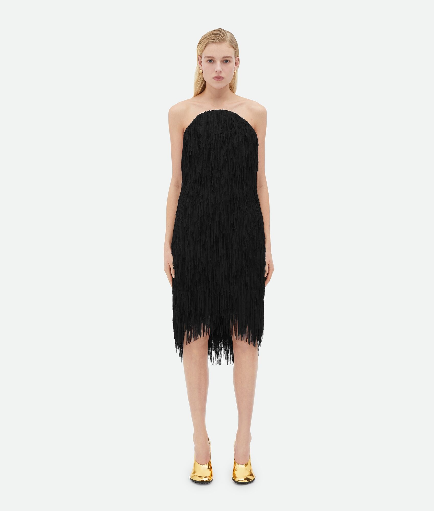 Fringed Midi Dress - 1