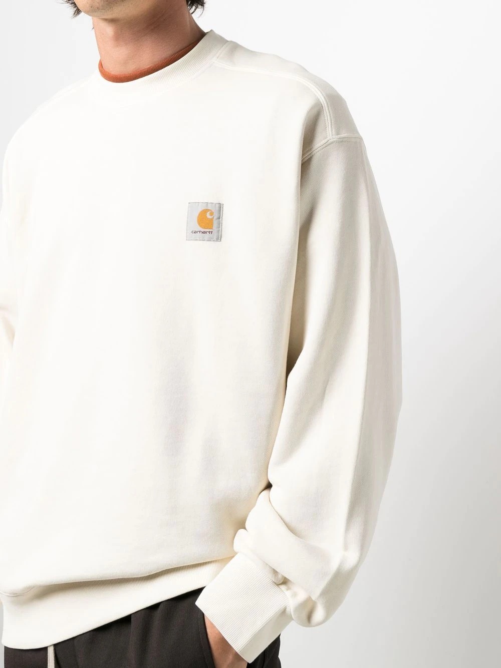 logo patch sweatshirt - 5