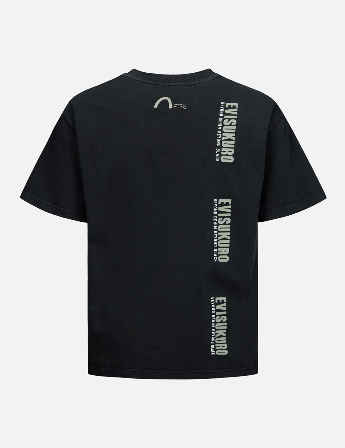 Metallic Stud Textured Logo Print T-shirt - 2