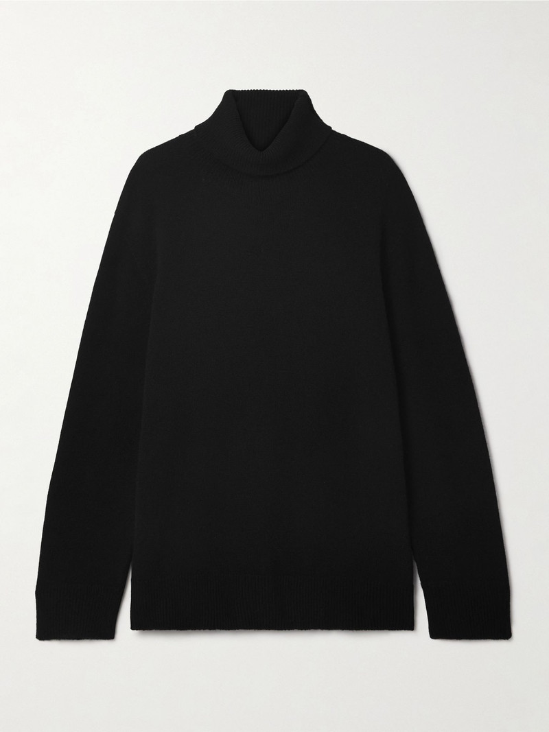 Hepny cashmere turtleneck sweater Black 1